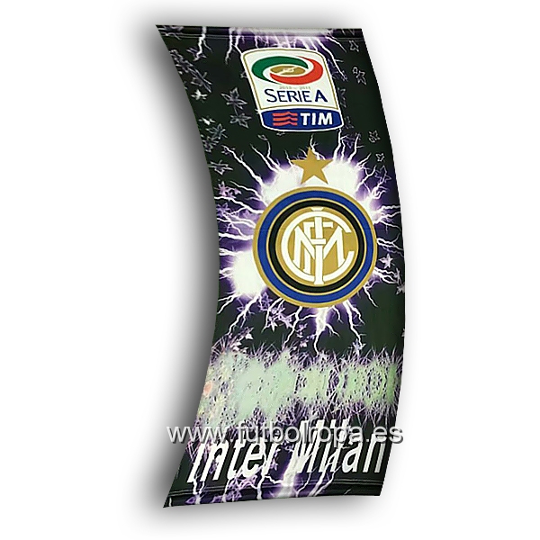 Bandera Futbol Inter Milan Negro