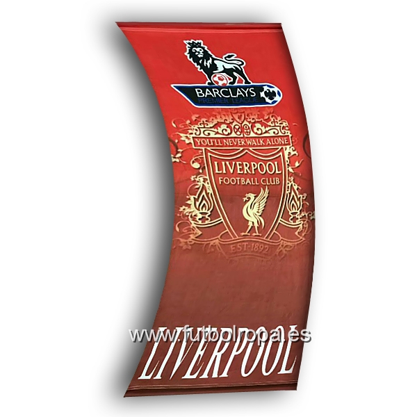Bandera Futbol Liverpool Rojo