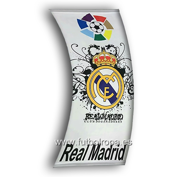 Bandera Futbol Real Madrid Blanco