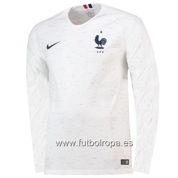 Camiseta Manga Larga Francia 2018 Segunda