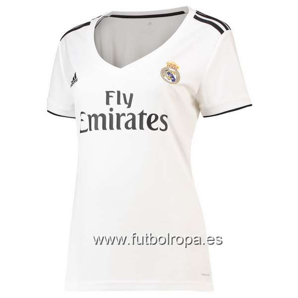 Camiseta Real Madrid Mujer 18/2019 Primera