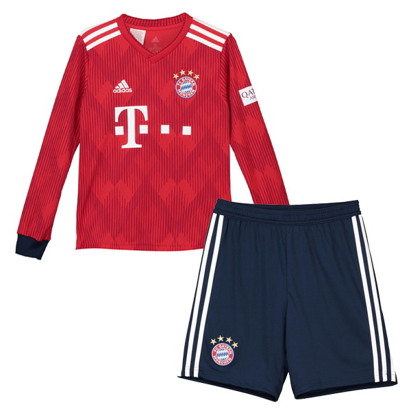Camiseta Bayern Munich Ninos 18/2019 Manga Larga Primera