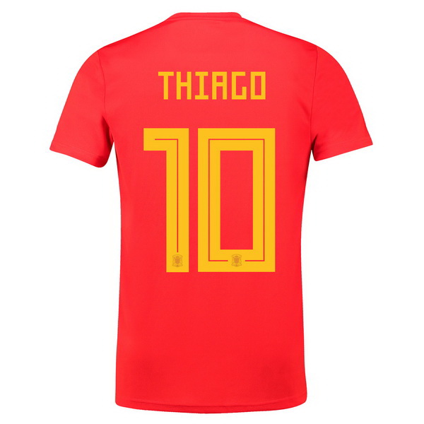 Camiseta Espana Thiago 2018 Primera