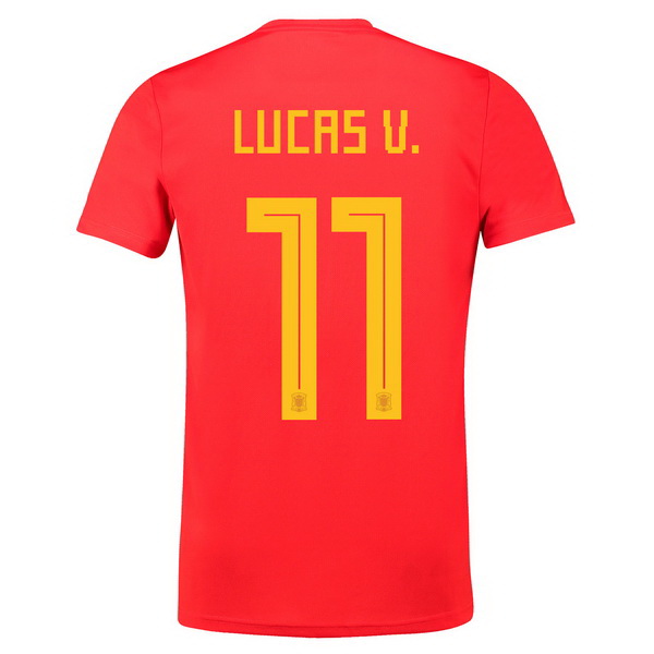 Camiseta Espana Lucas V. 2018 Primera