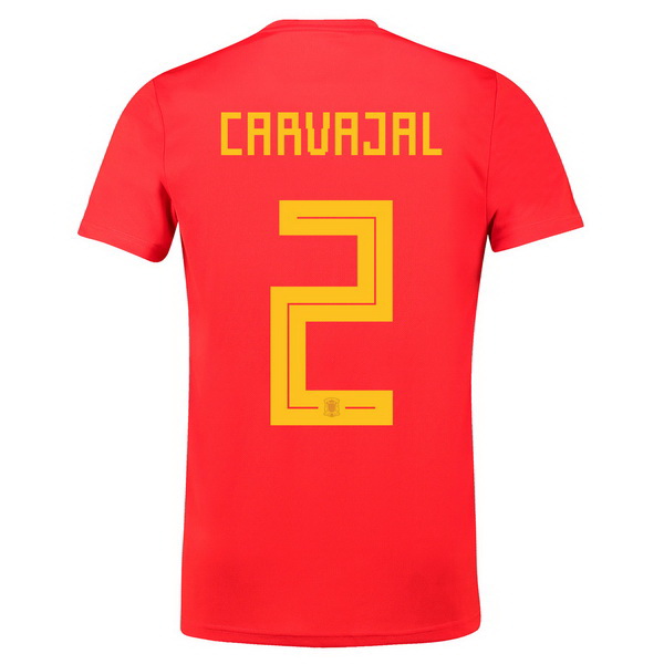 Camiseta Espana Carvajal 2018 Primera