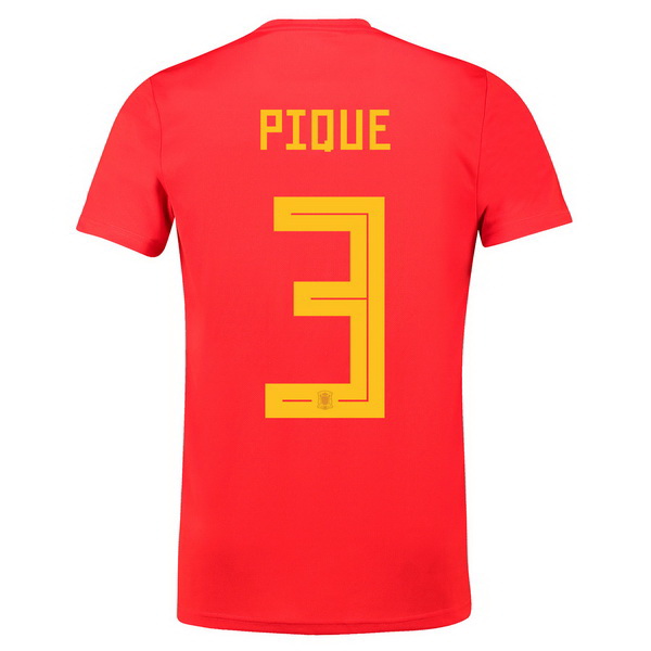 Camiseta Espana Pique 2018 Primera