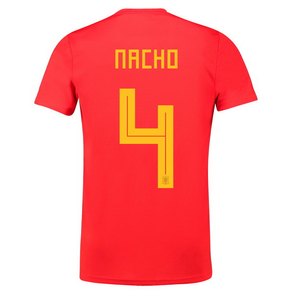 Camiseta Espana Nacho 2018 Primera