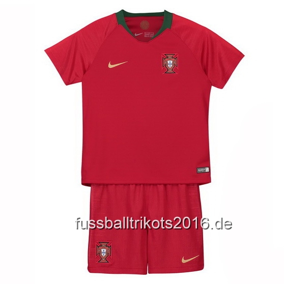 Camiseta Portugal Ninos 2018 Primera