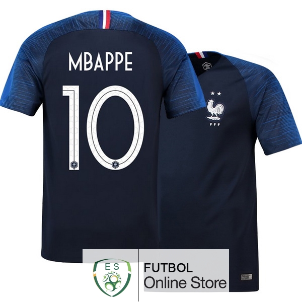 Camiseta Mbappe Francia Championne du Monde 2018 Primera