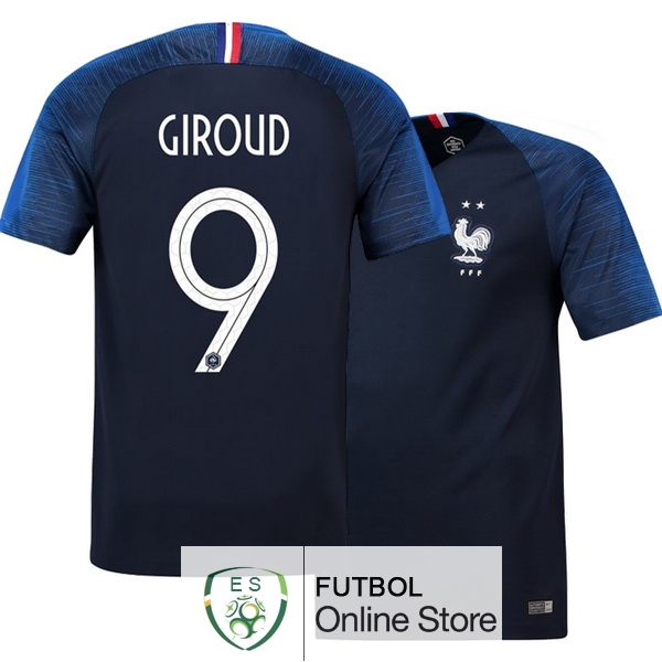 Camiseta Giroud Francia Championne du Monde 2018 Primera