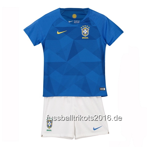 Camiseta Brasil Ninos 2018 Segunda