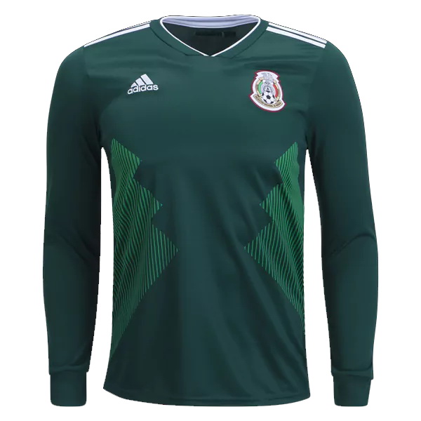 Camiseta México 2018 Manga Larga Primera