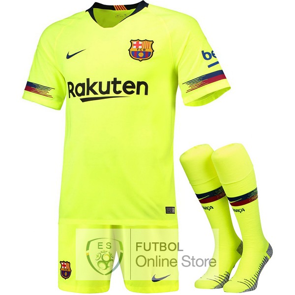 Camiseta Barcelona 18/2019 Segunda (Pantalones+Calcetines)