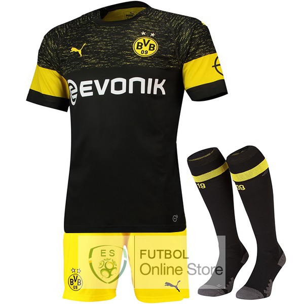 Camiseta Borussia Dortmund 18/2019 Segunda (Pantalones+Calcetines)