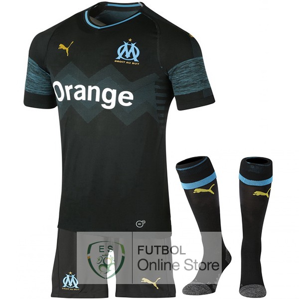 Camiseta Marseille 18/2019 Segunda (Pantalones+Calcetines)