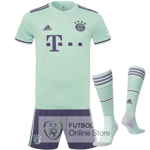 Camiseta Bayern Munich 18/2019 Segunda (Pantalones+Calcetines)