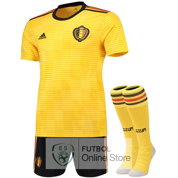 Camiseta Belgica 2018 Segunda (Pantalones+Calcetines)