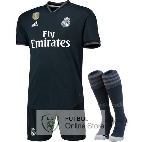 Camiseta Real Madrid 18/2019 Segunda (Pantalones+Calcetines)