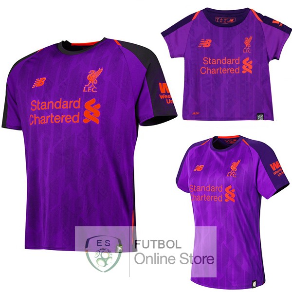 Camiseta Liverpool 18/2019 Segunda (Mujer+Ninos)