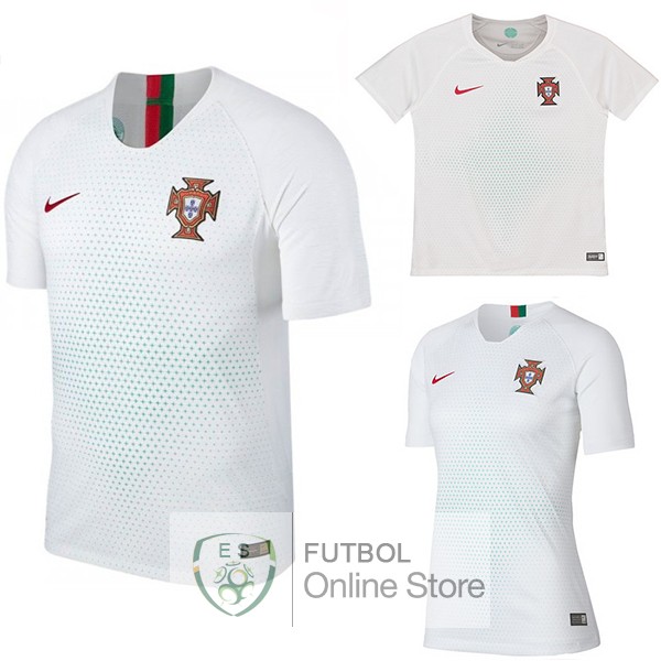 Camiseta Portugal 2018 Segunda (Mujer+Ninos)