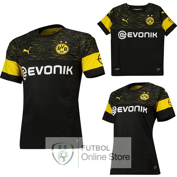 Camiseta Borussia Dortmund 18/2019 Segunda (Mujer+Ninos)