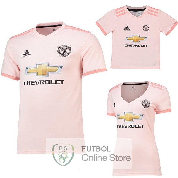 Camiseta Manchester United 18/2019 Segunda (Mujer+Ninos)
