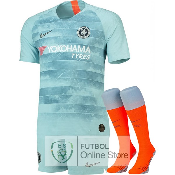 Camiseta Chelsea 18/2019 Tercera (Pantalones+Calcetines)