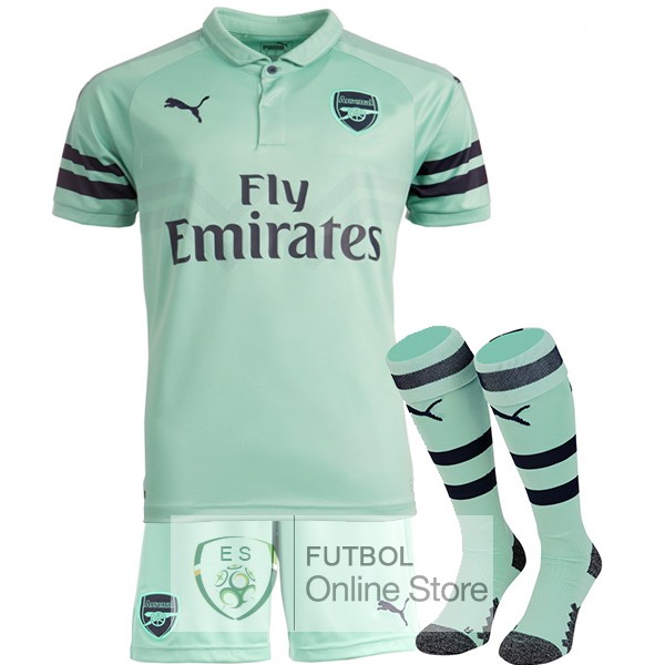 Camiseta Arsenal 18/2019 Tercera (Pantalones+Calcetines)