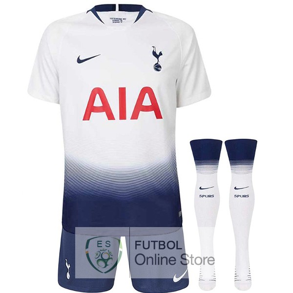 Camiseta Tottenham Hotspur 18/2019 Primera (Pantalones+Calcetines)