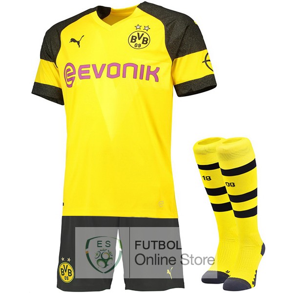 Camiseta Borussia Dortmund 18/2019 Primera (Pantalones+Calcetines)