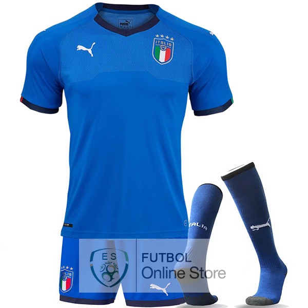 Camiseta Italia 2018 Primera (Pantalones+Calcetines)