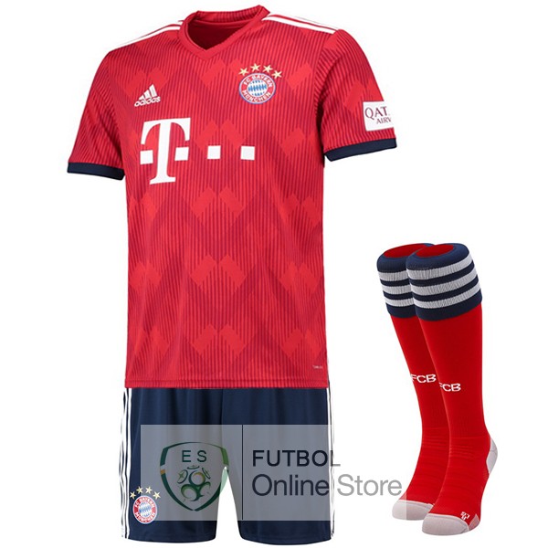 Camiseta Bayern Munich 18/2019 Primera (Pantalones+Calcetines)