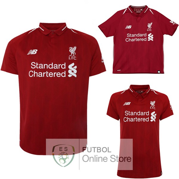 Camiseta Liverpool 18/2019 Primera (Mujer+Ninos)