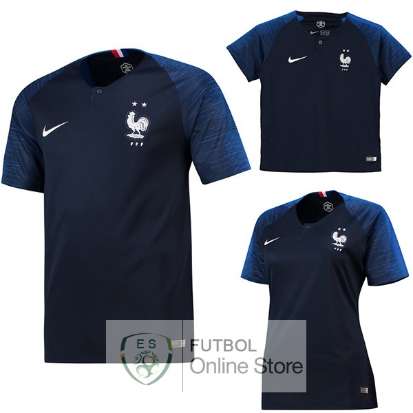 Camiseta Francia Championne du Monde 2018 Primera (Mujer+Ninos)