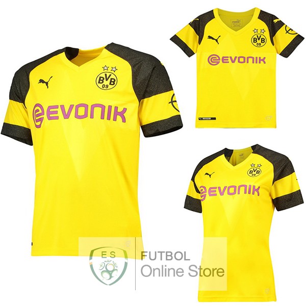 Camiseta Borussia Dortmund 18/2019 Primera (Mujer+Ninos)
