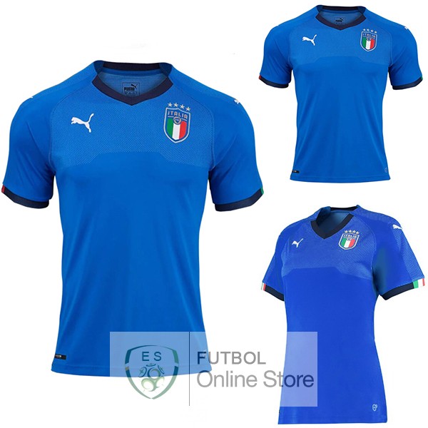 Camiseta Italia 2018 Primera (Mujer+Ninos)