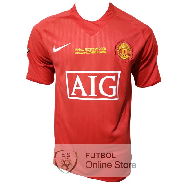 Retro Camiseta Manchester United 2007 2008 Primera