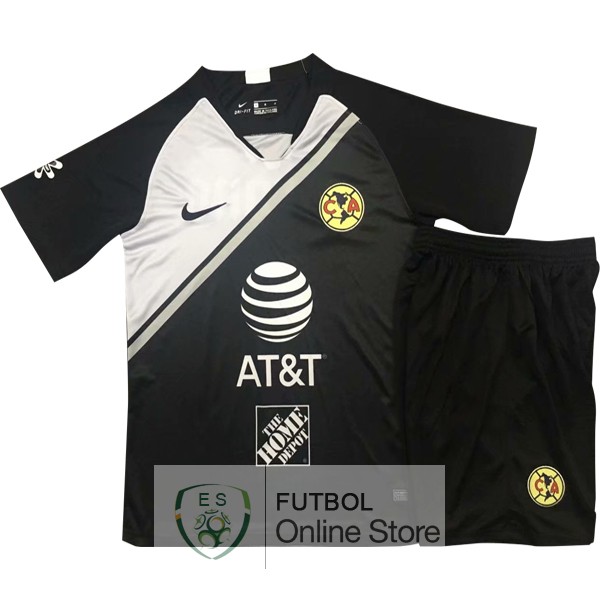 Camiseta America Ninos 18/2019 Portero Negro Camiseta America Ninos 18/2019 Portero Negro