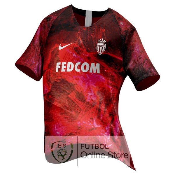 EA Sport Camiseta AS Monaco 18/2019 Rojo