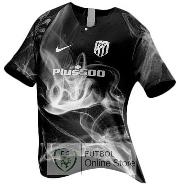 EA Sport Camiseta Atletico Madrid 18/2019 Negro EA Sport Camiseta Atletico Madrid 18/2019 Negro