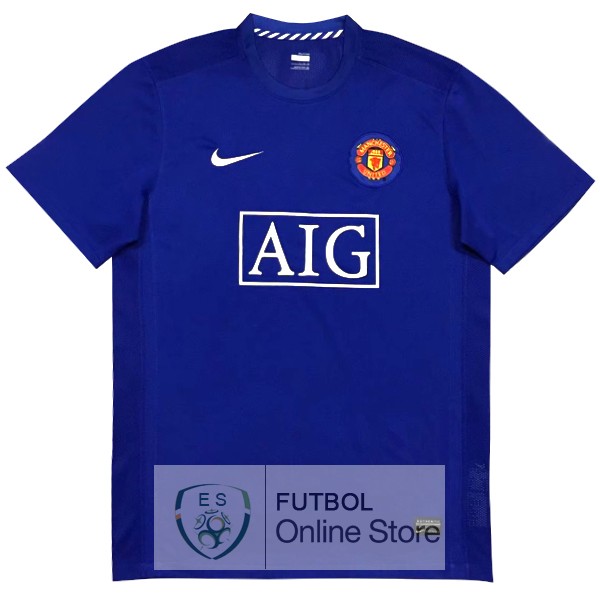 Retro Camiseta Manchester United 2007/2008 Segunda