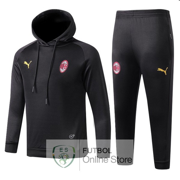 Camiseta AC Milan Chandal Ninos 18/2019 Negro