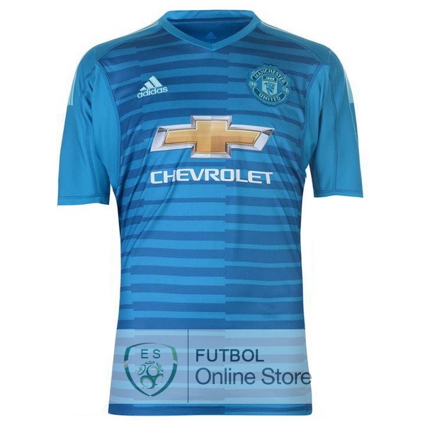 Camiseta Manchester United 18/2019 Portero Azul