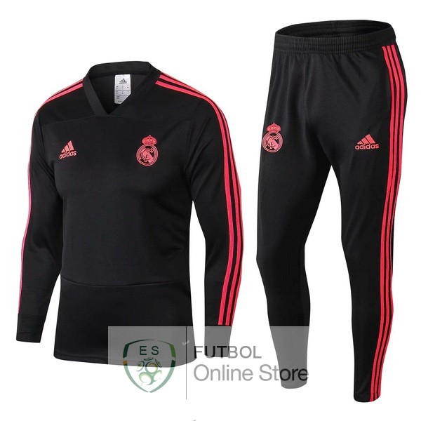 Camiseta Real Madrid Chandal Ninos 18/2019 Negro Rojo