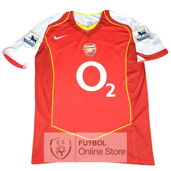 Retro Camiseta Arsenal 2004 2005 Primera