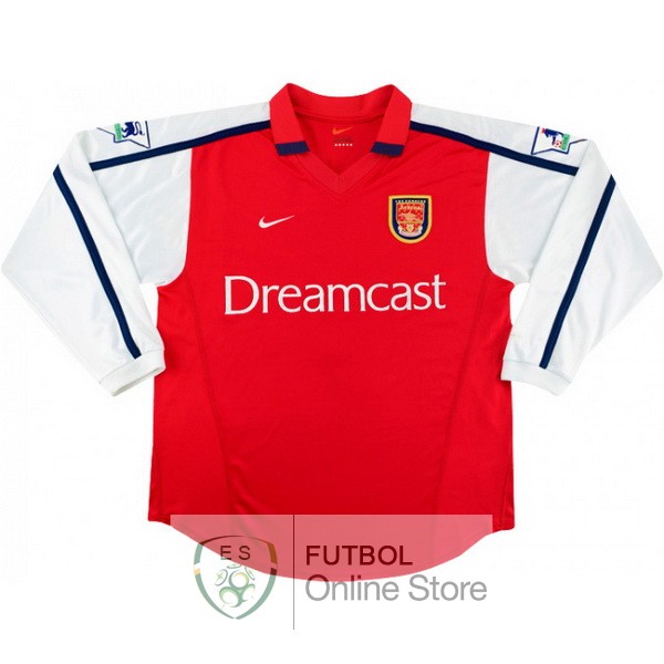 Retro Camiseta Arsenal 2000 Manga Larga Primera