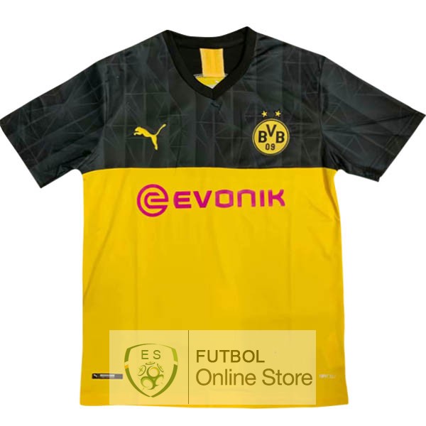 Tailandia CHAMPIONS LEAGUE Camiseta Borussia Dortmund 19/2020 Amarillo Negro