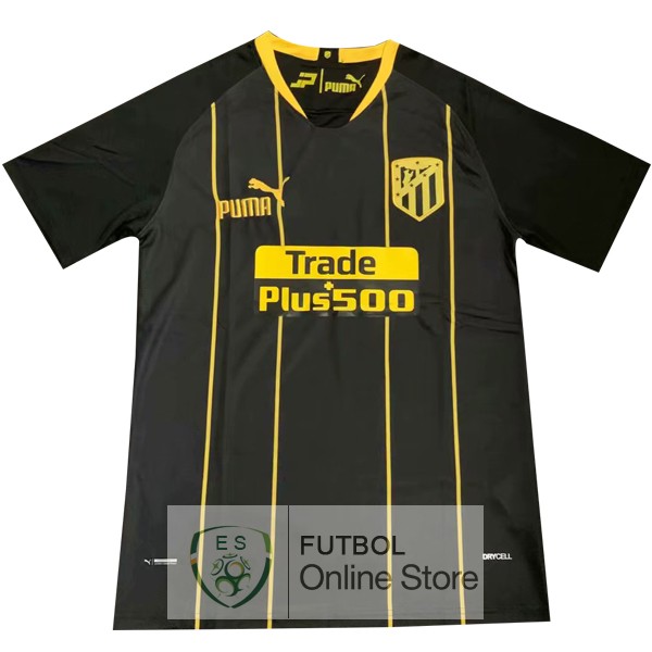 Concepto Camiseta Atletico Madrid 19/2020 Negro Amarillo