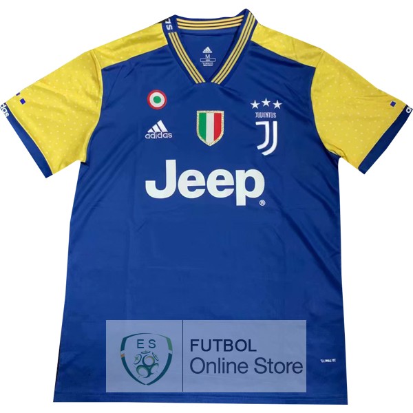 Concepto Camiseta Juventus 19/2020 Azul Amarillo