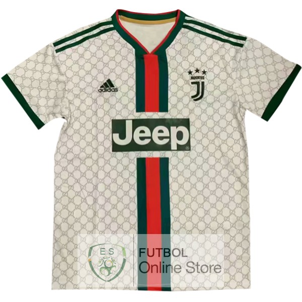 Camiseta Juventus 19/2020 Blanco Verde